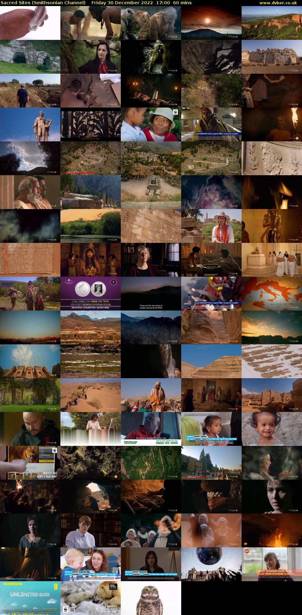 Sacred Sites (Smithsonian Channel) Friday 30 December 2022 17:00 - 18:00