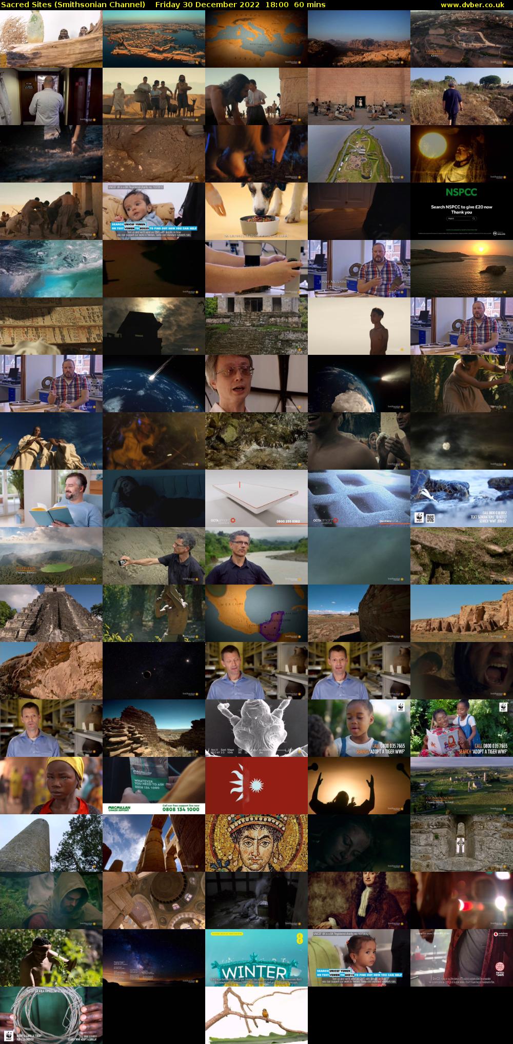 Sacred Sites (Smithsonian Channel) Friday 30 December 2022 18:00 - 19:00