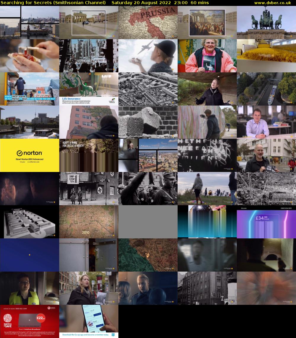 Searching for Secrets (Smithsonian Channel) Saturday 20 August 2022 23:00 - 00:00