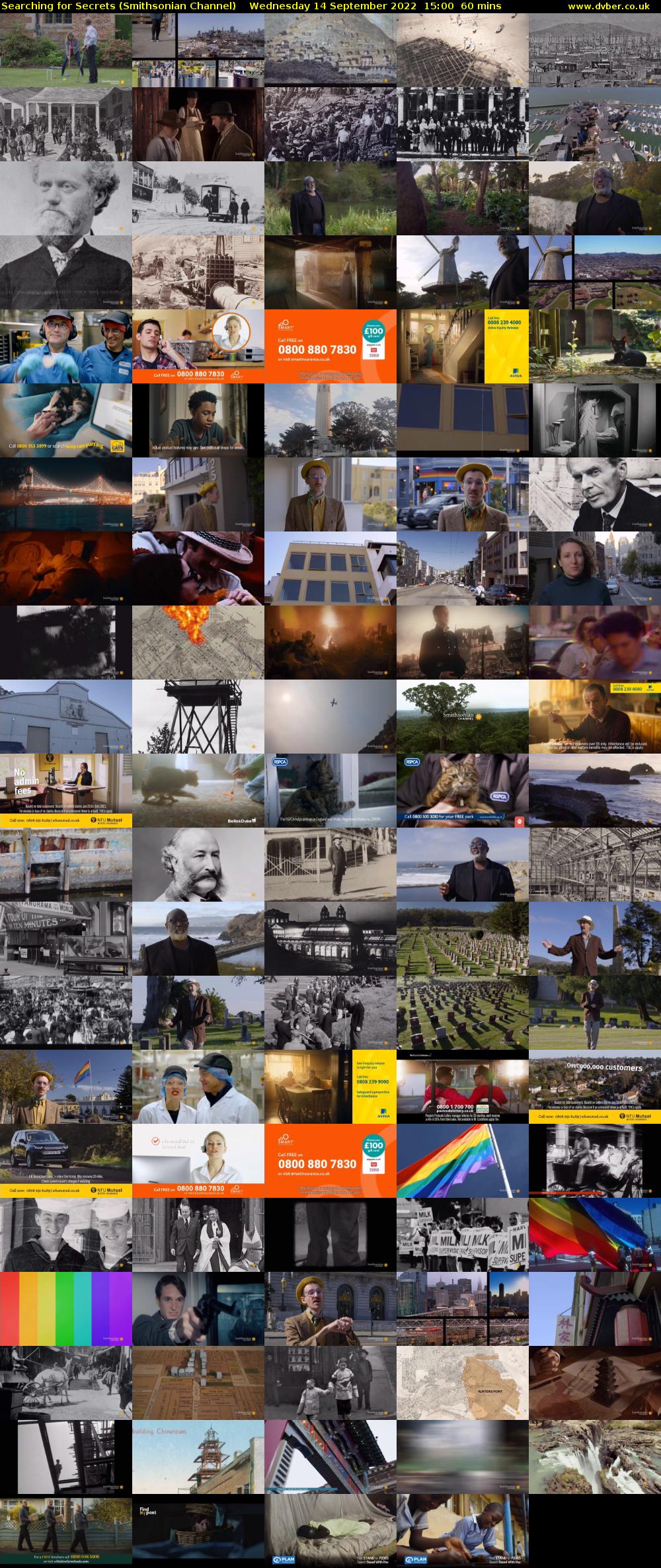 Searching for Secrets (Smithsonian Channel) Wednesday 14 September 2022 15:00 - 16:00