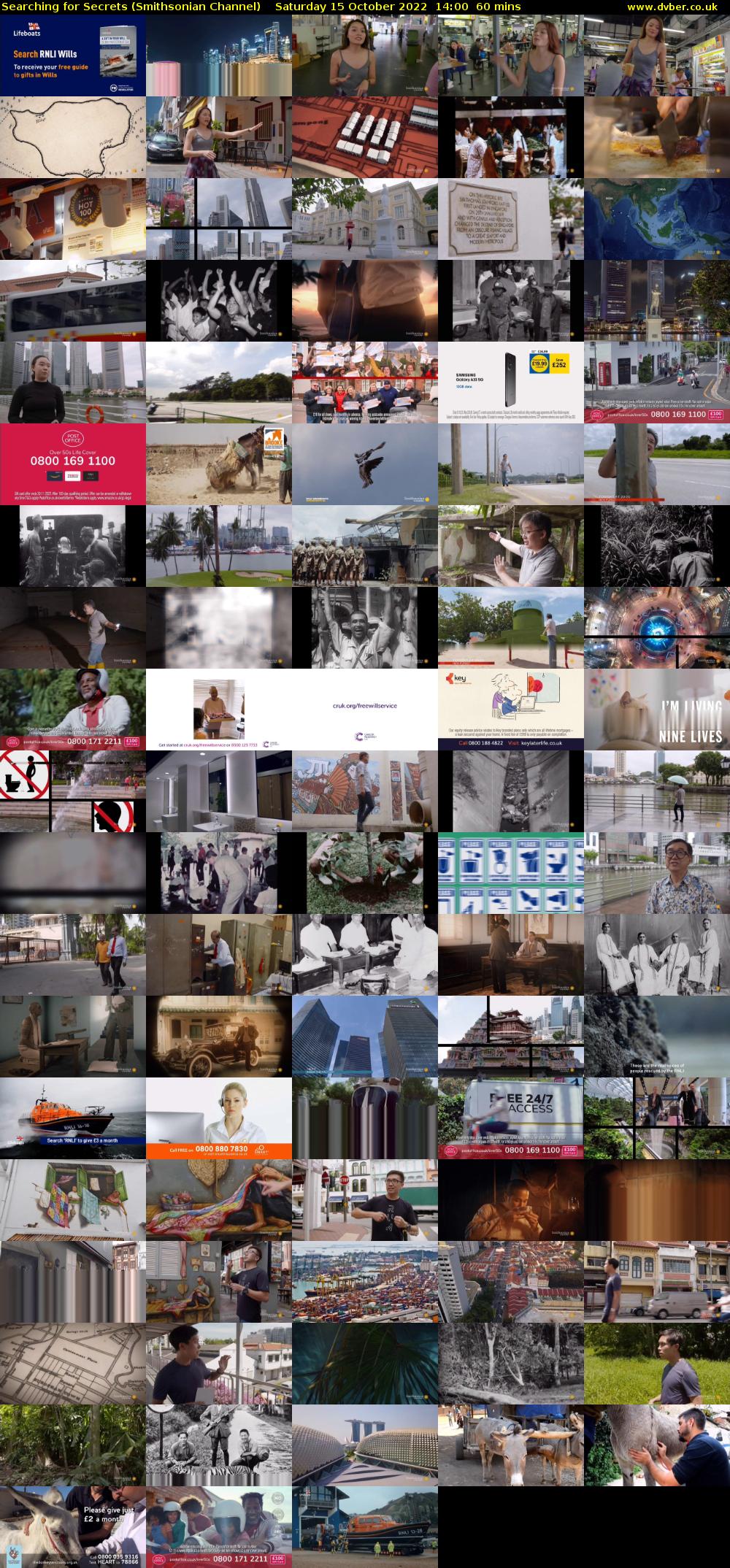 Searching for Secrets (Smithsonian Channel) Saturday 15 October 2022 14:00 - 15:00