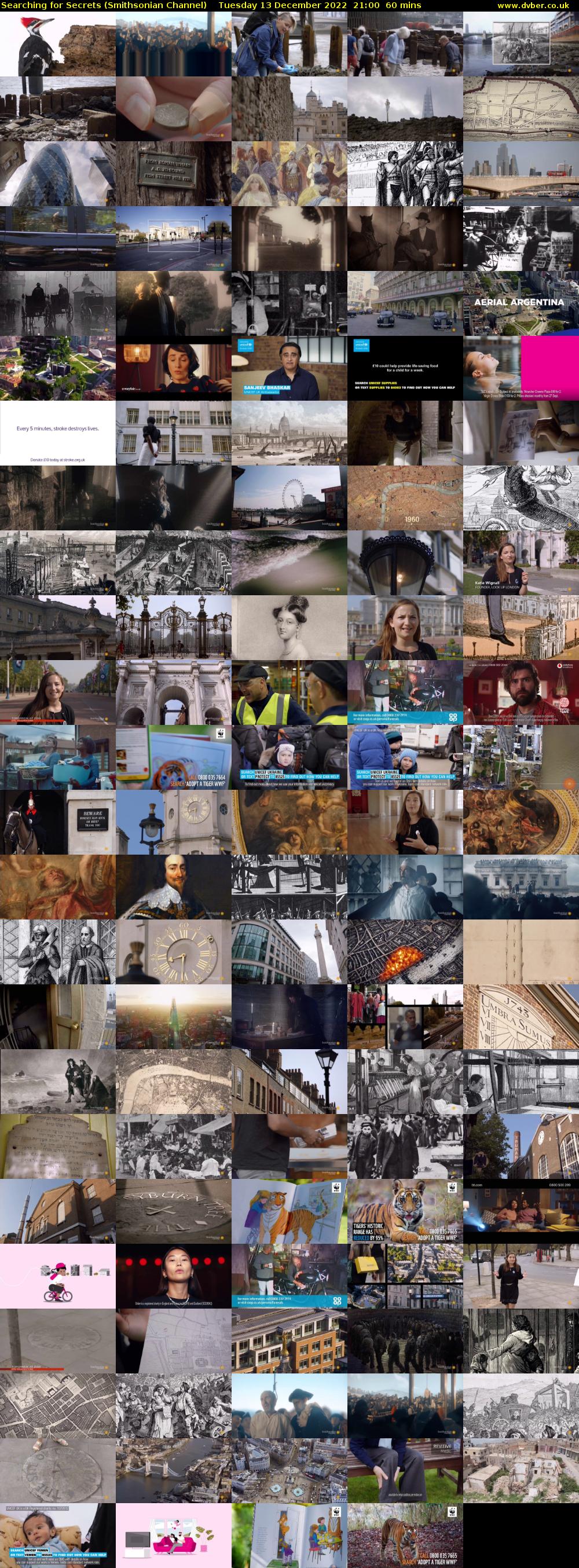 Searching for Secrets (Smithsonian Channel) Tuesday 13 December 2022 21:00 - 22:00