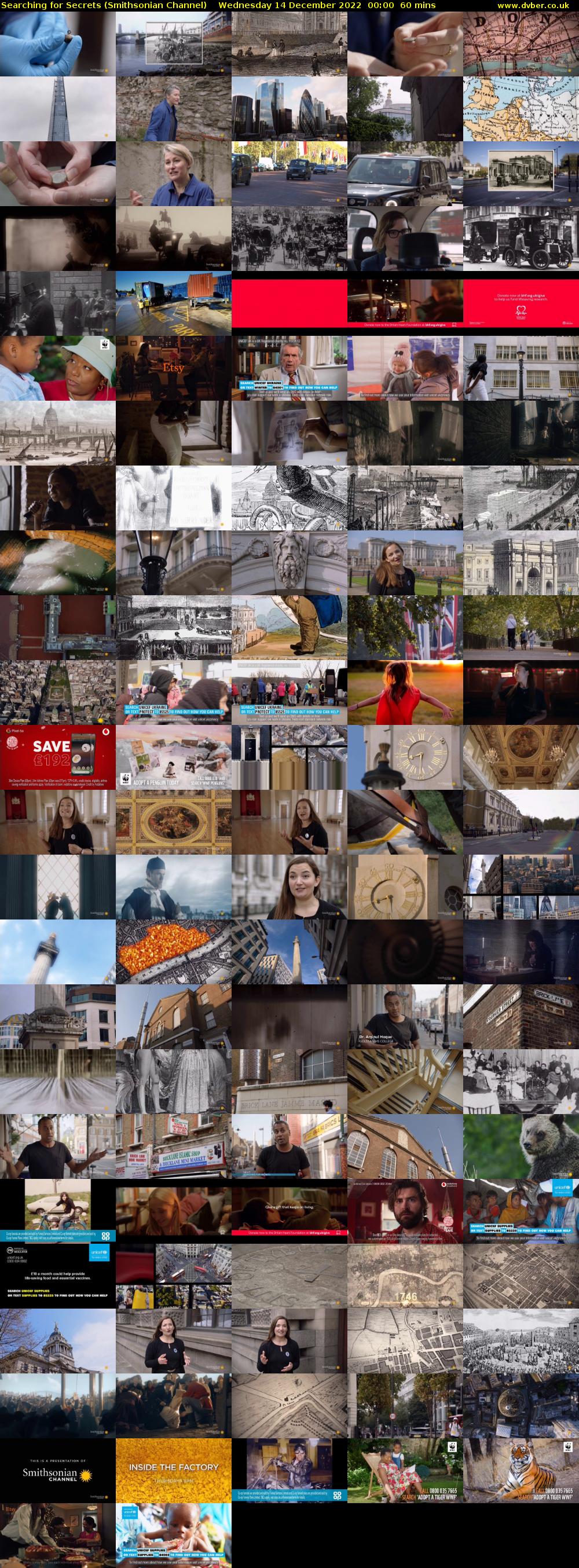 Searching for Secrets (Smithsonian Channel) Wednesday 14 December 2022 00:00 - 01:00