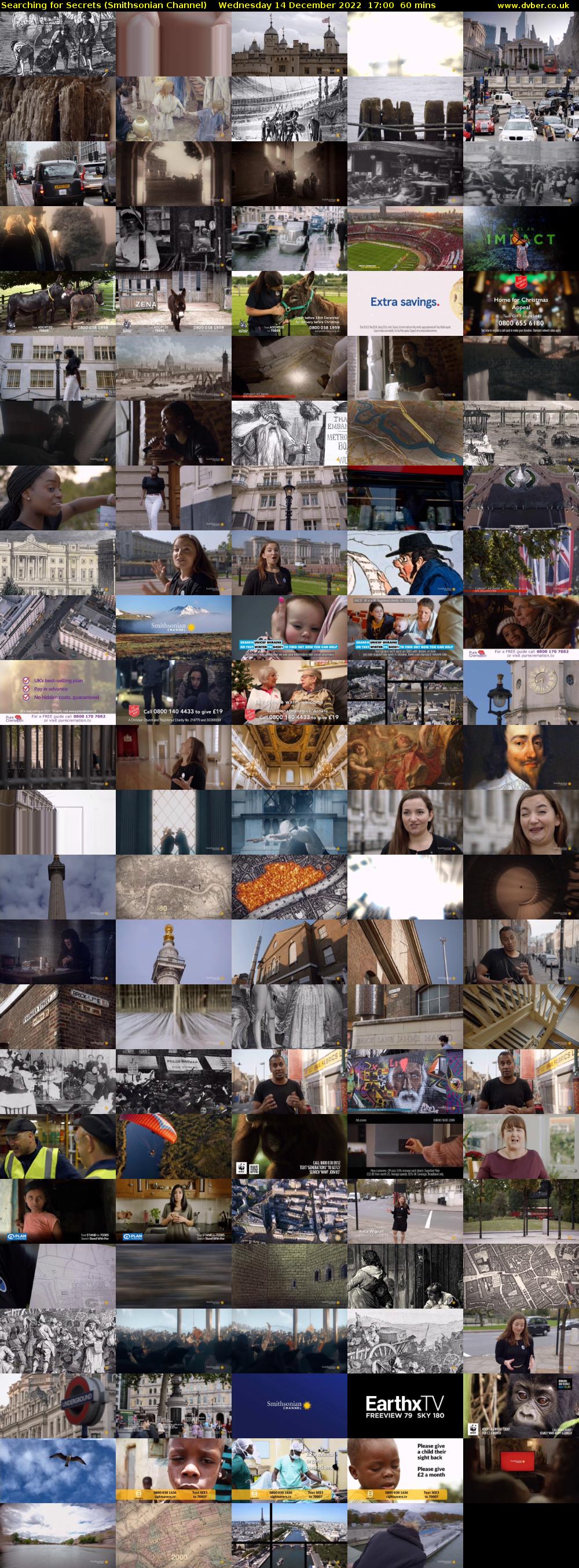 Searching for Secrets (Smithsonian Channel) Wednesday 14 December 2022 17:00 - 18:00