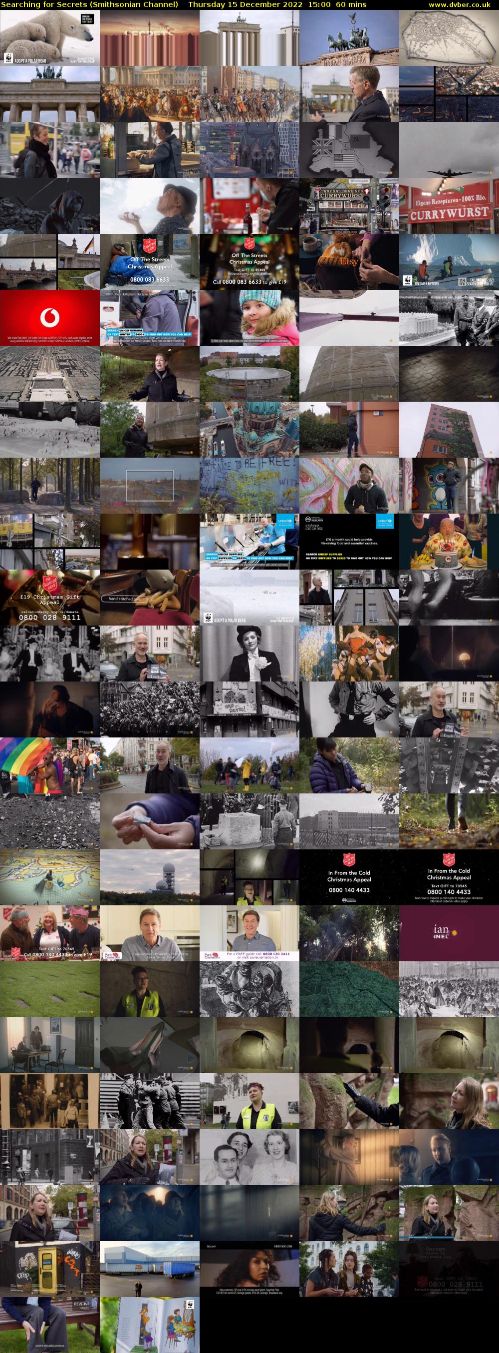 Searching for Secrets (Smithsonian Channel) Thursday 15 December 2022 15:00 - 16:00