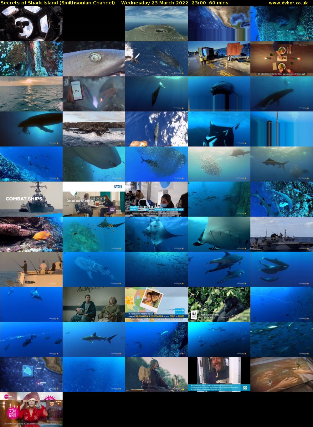 Secrets of Shark Island (Smithsonian Channel) Wednesday 23 March 2022 23:00 - 00:00