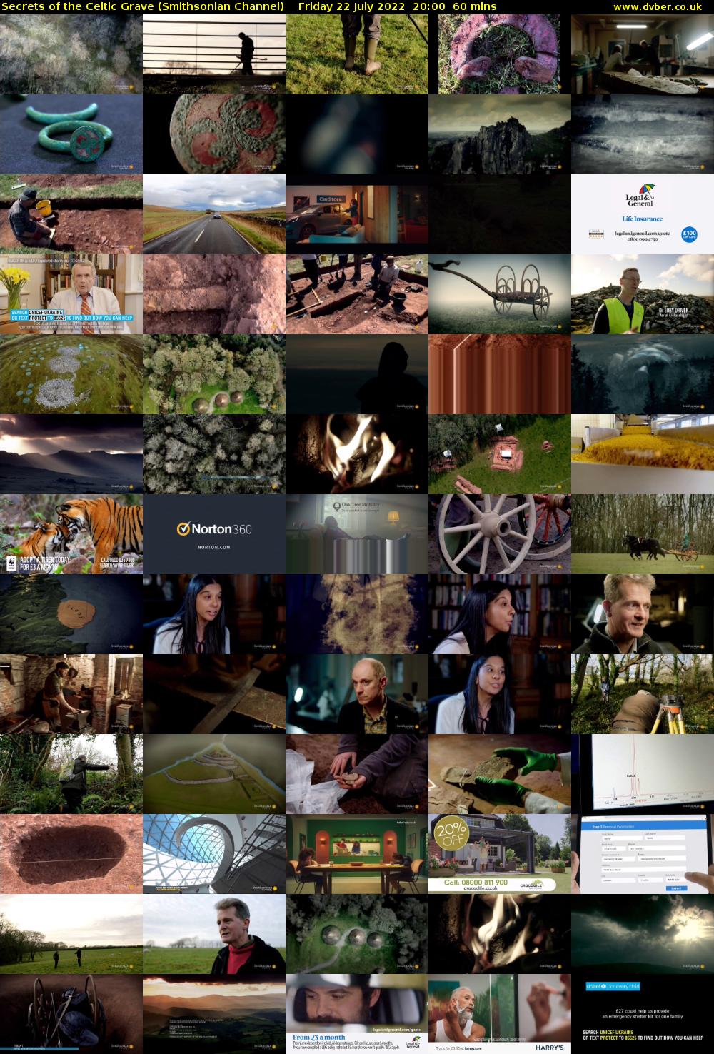 Secrets of the Celtic Grave (Smithsonian Channel) Friday 22 July 2022 20:00 - 21:00