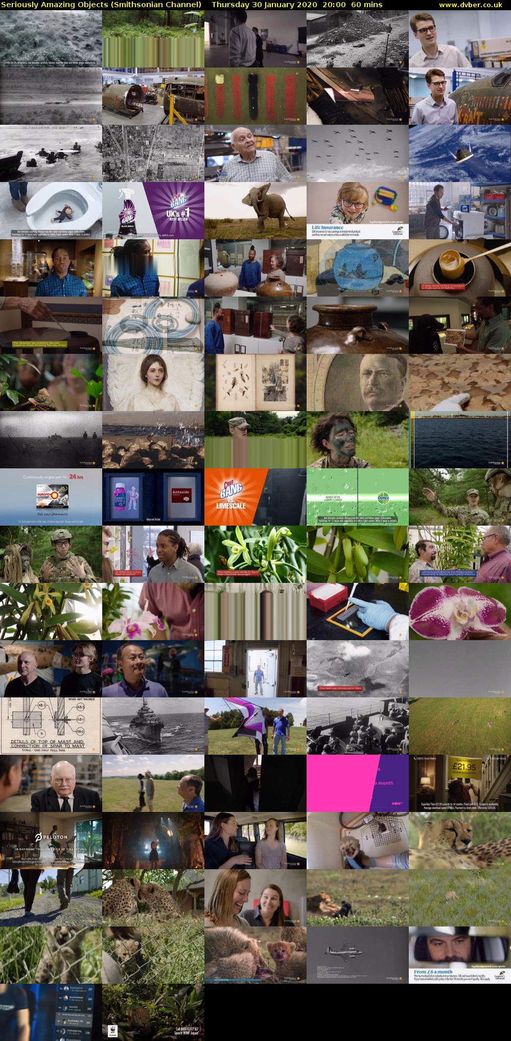 Seriously Amazing Objects (Smithsonian Channel) Thursday 30 January 2020 20:00 - 21:00