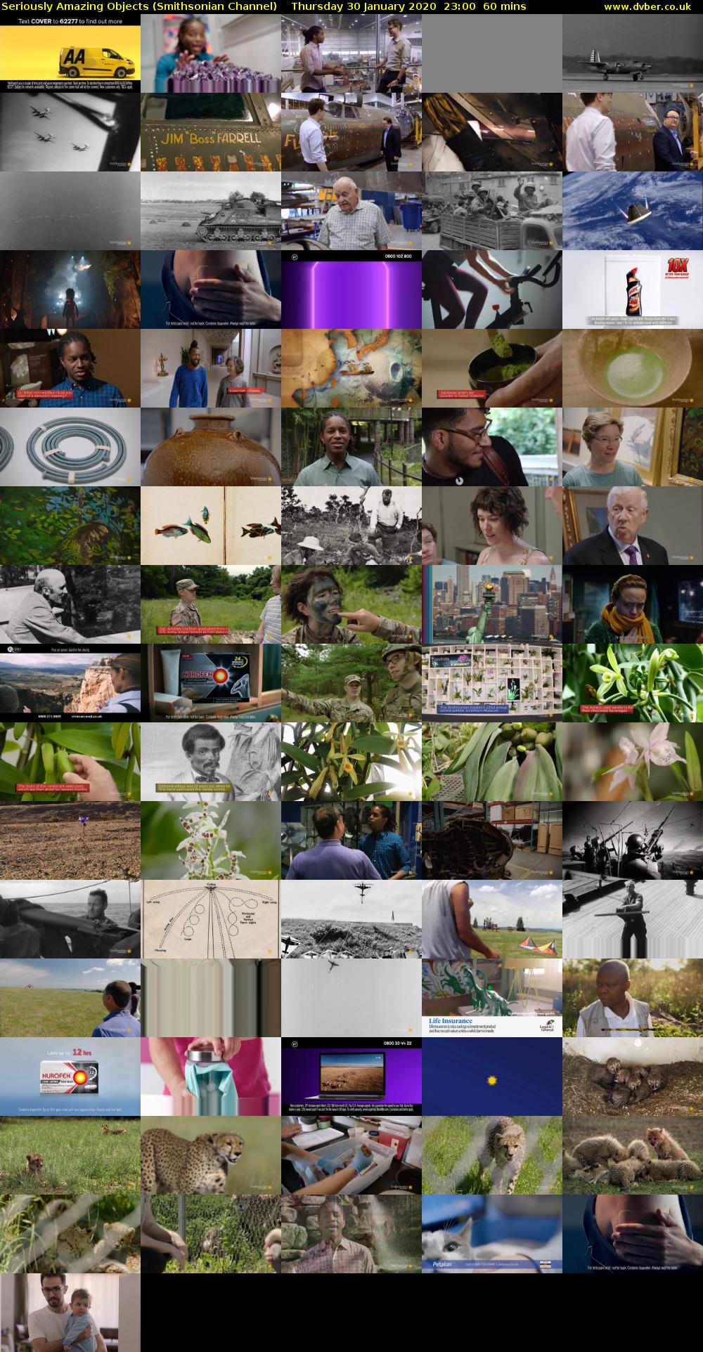Seriously Amazing Objects (Smithsonian Channel) Thursday 30 January 2020 23:00 - 00:00