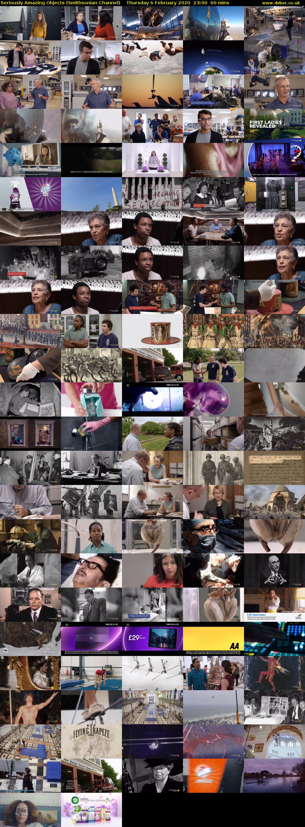 Seriously Amazing Objects (Smithsonian Channel) Thursday 6 February 2020 23:00 - 00:00