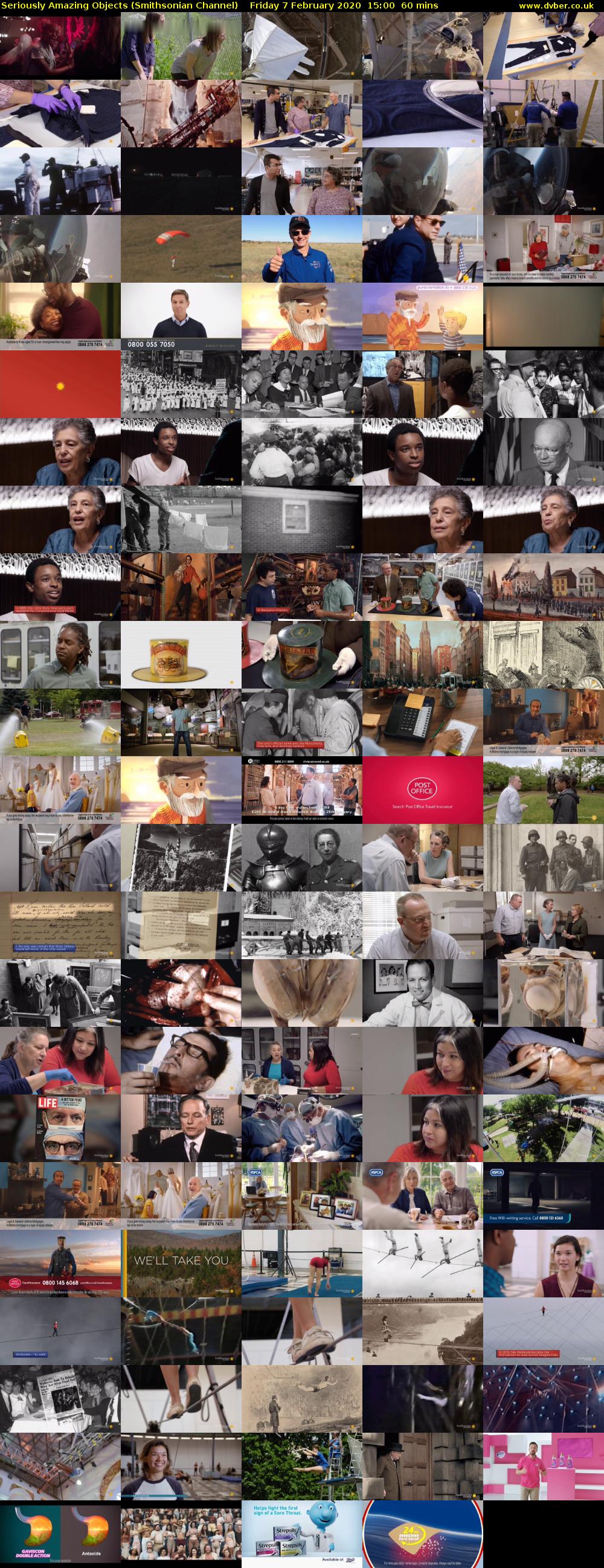 Seriously Amazing Objects (Smithsonian Channel) Friday 7 February 2020 15:00 - 16:00