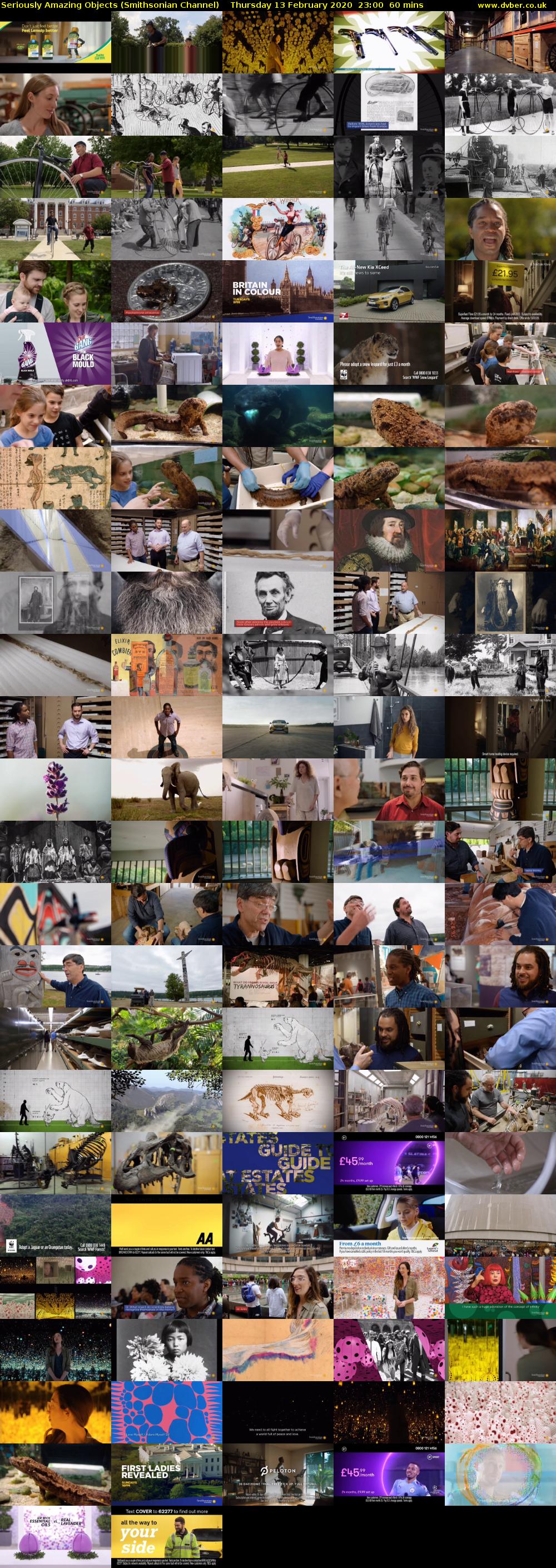 Seriously Amazing Objects (Smithsonian Channel) Thursday 13 February 2020 23:00 - 00:00