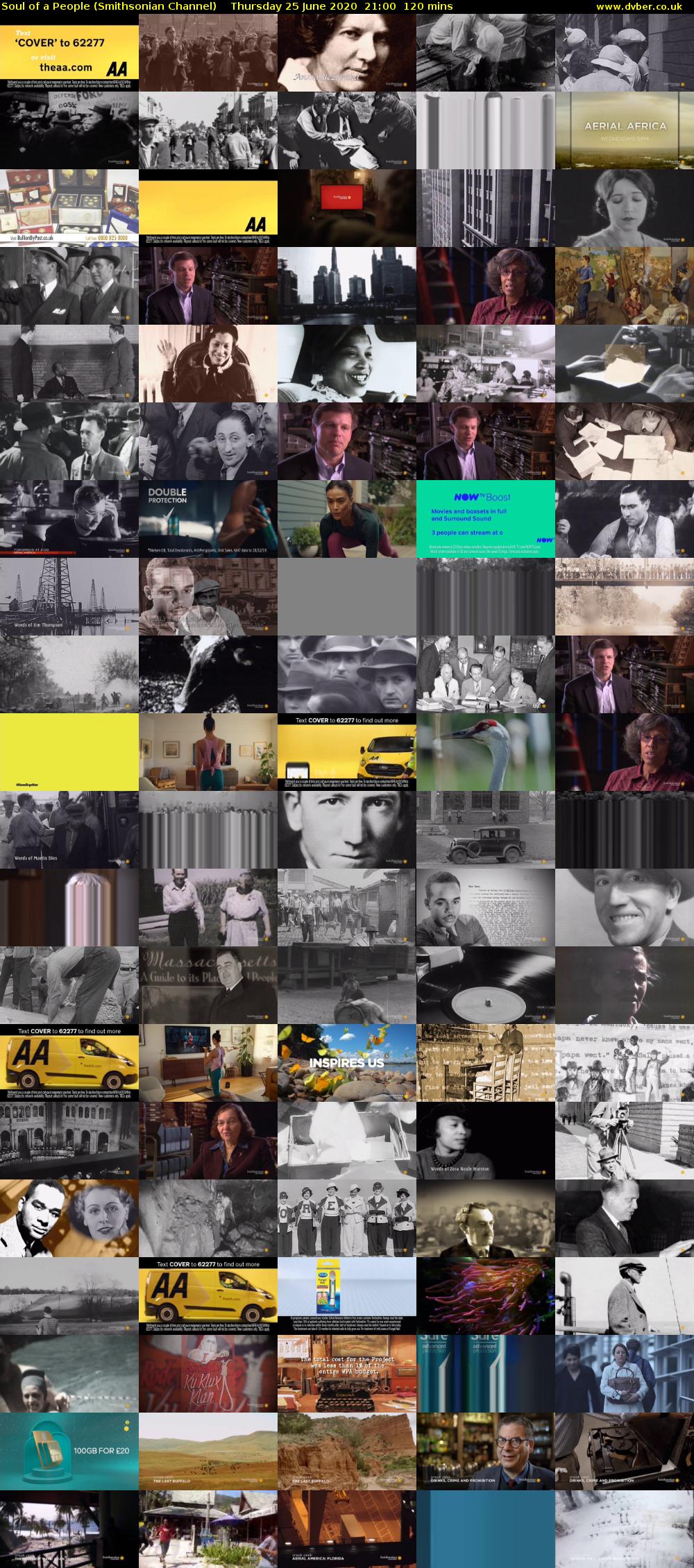 Soul of a People (Smithsonian Channel) Thursday 25 June 2020 21:00 - 23:00