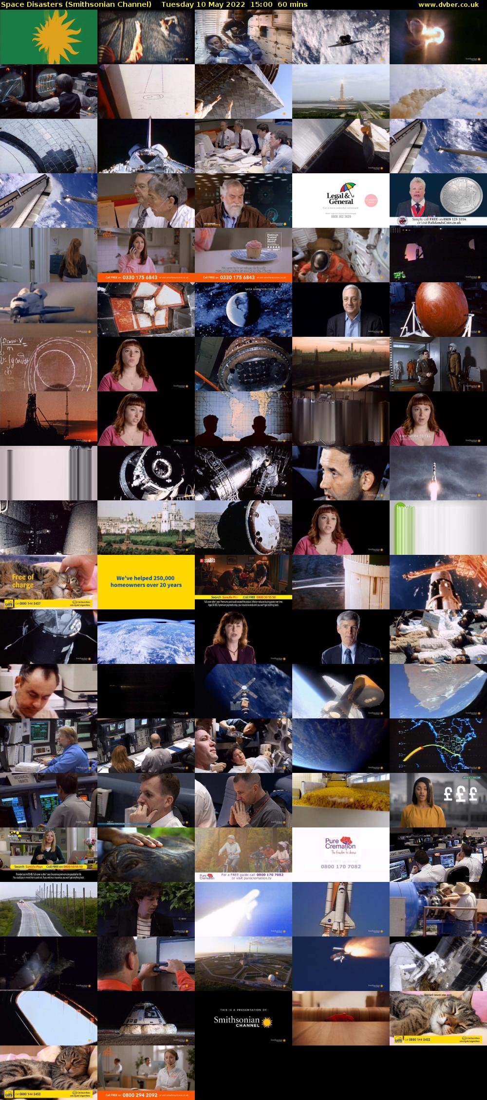 Space Disasters (Smithsonian Channel) Tuesday 10 May 2022 15:00 - 16:00