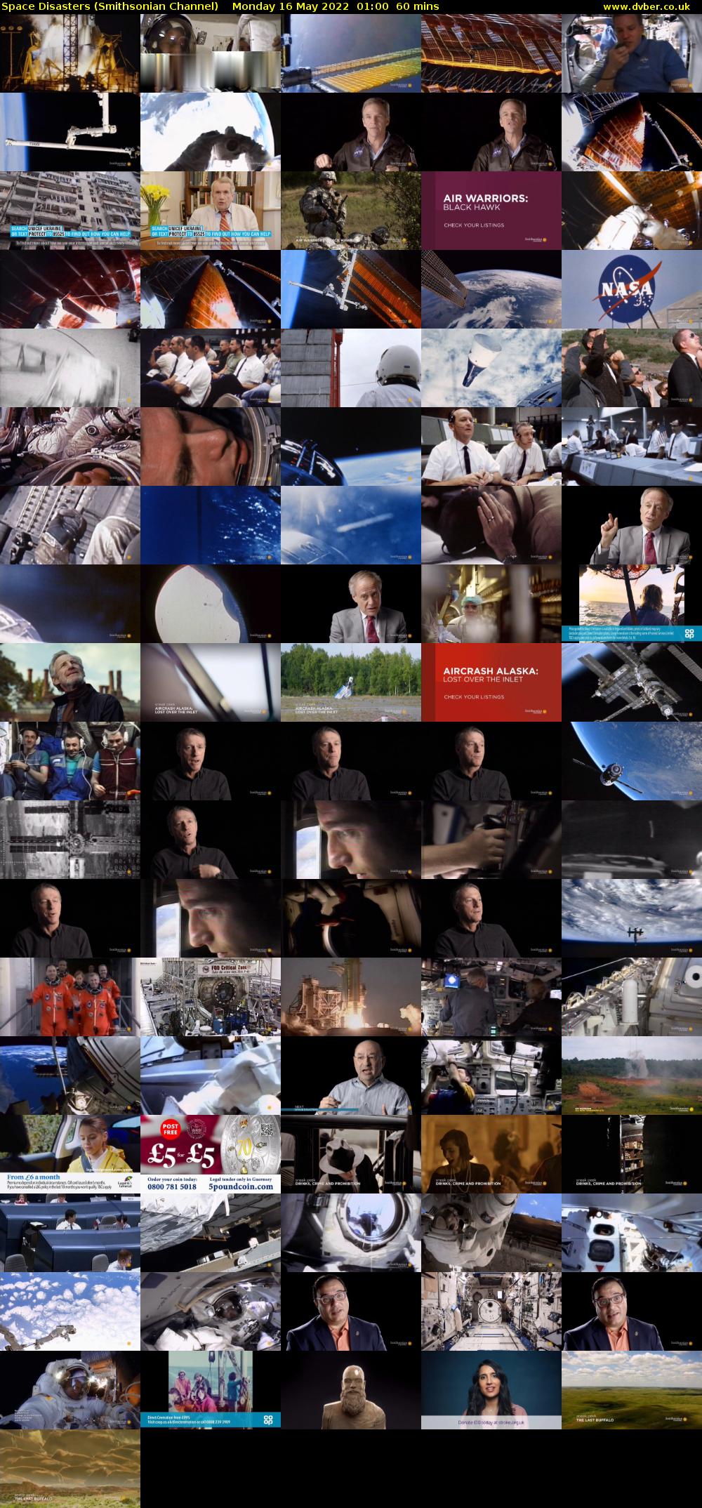 Space Disasters (Smithsonian Channel) Monday 16 May 2022 01:00 - 02:00