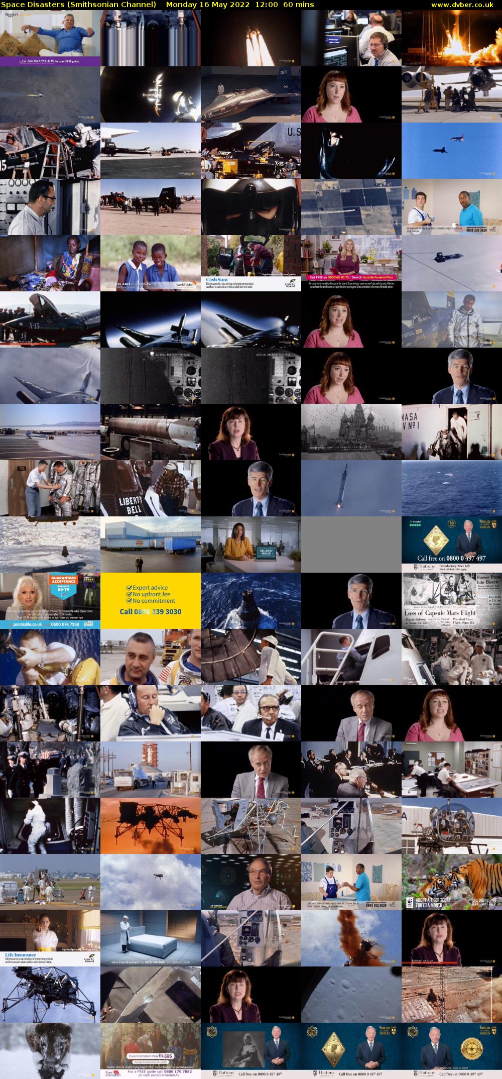 Space Disasters (Smithsonian Channel) Monday 16 May 2022 12:00 - 13:00