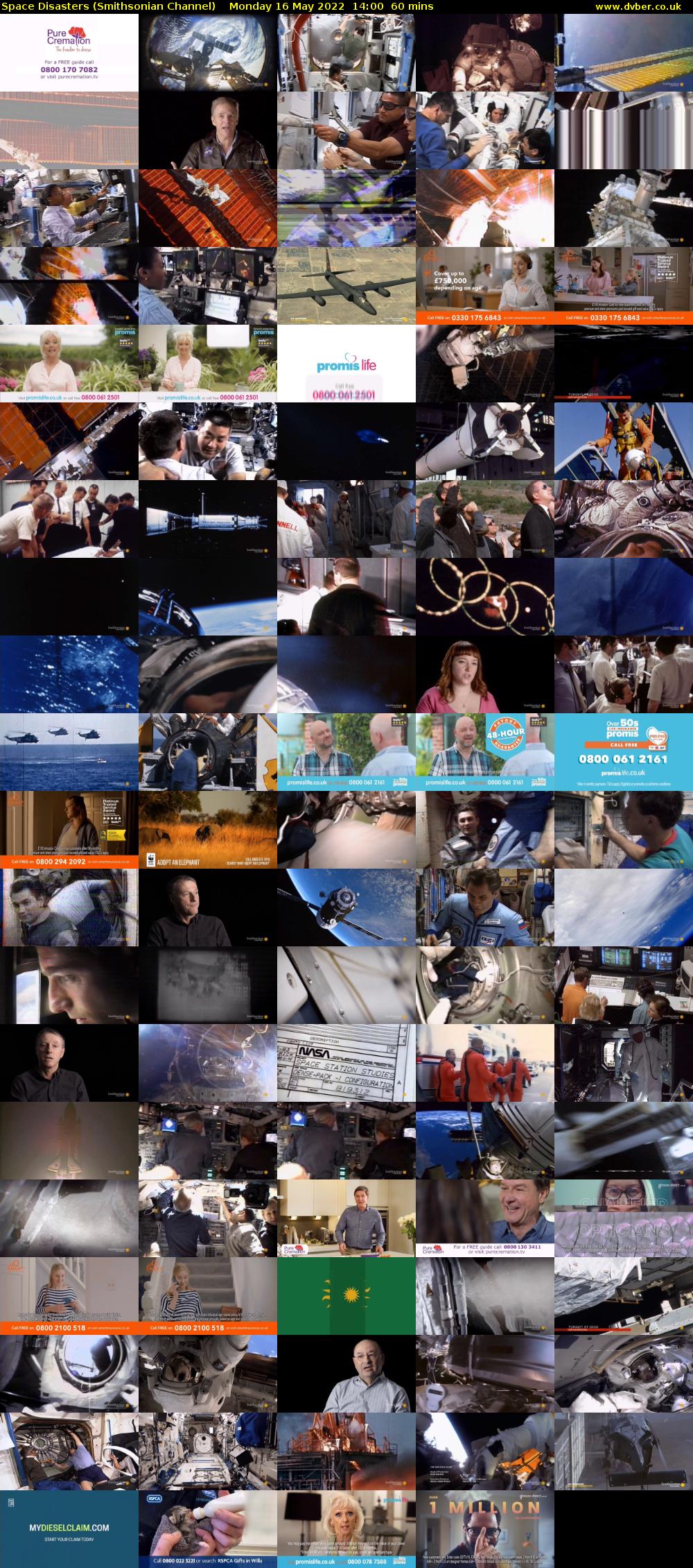 Space Disasters (Smithsonian Channel) Monday 16 May 2022 14:00 - 15:00