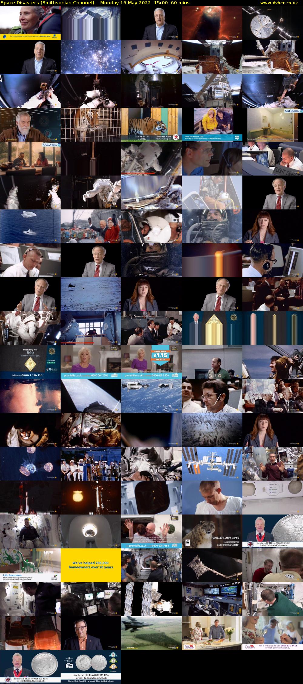 Space Disasters (Smithsonian Channel) Monday 16 May 2022 15:00 - 16:00