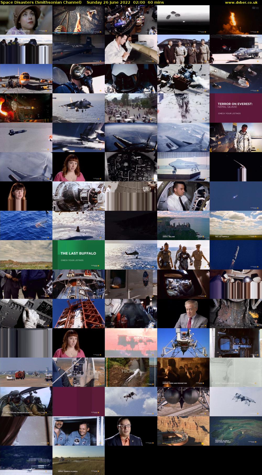 Space Disasters (Smithsonian Channel) Sunday 26 June 2022 02:00 - 03:00