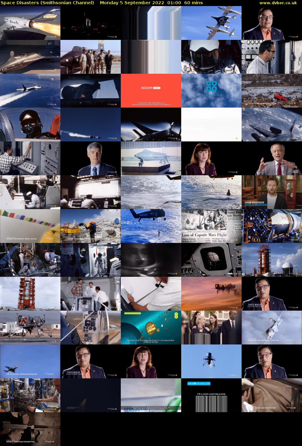 Space Disasters (Smithsonian Channel) Monday 5 September 2022 01:00 - 02:00