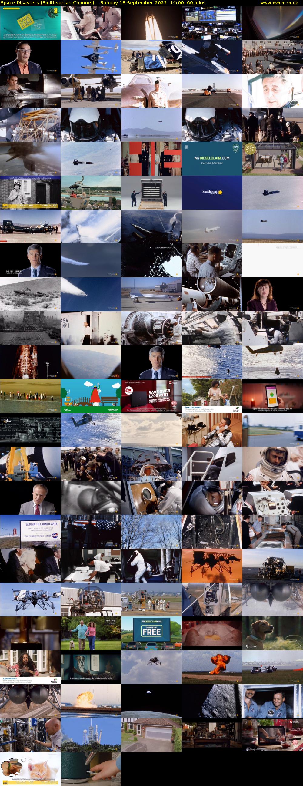 Space Disasters (Smithsonian Channel) Sunday 18 September 2022 14:00 - 15:00
