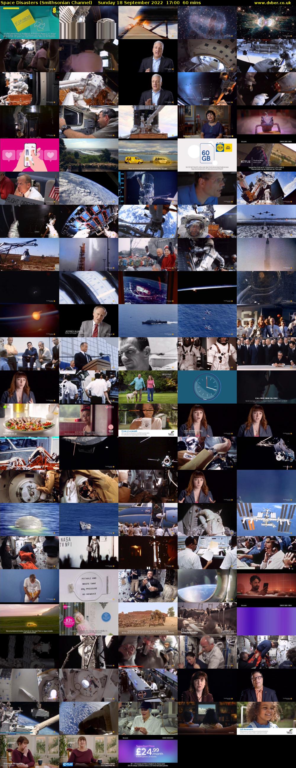 Space Disasters (Smithsonian Channel) Sunday 18 September 2022 17:00 - 18:00
