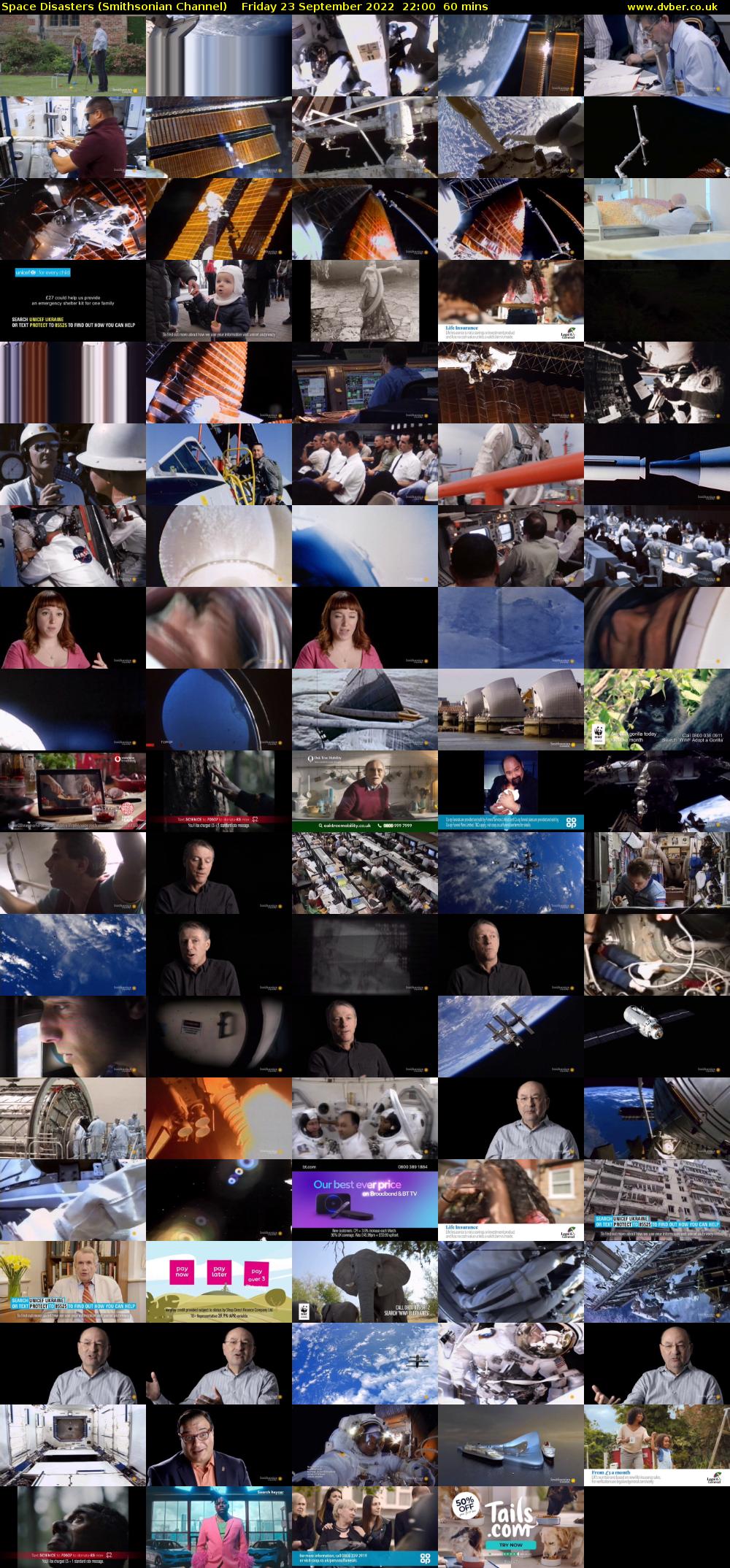 Space Disasters (Smithsonian Channel) Friday 23 September 2022 22:00 - 23:00