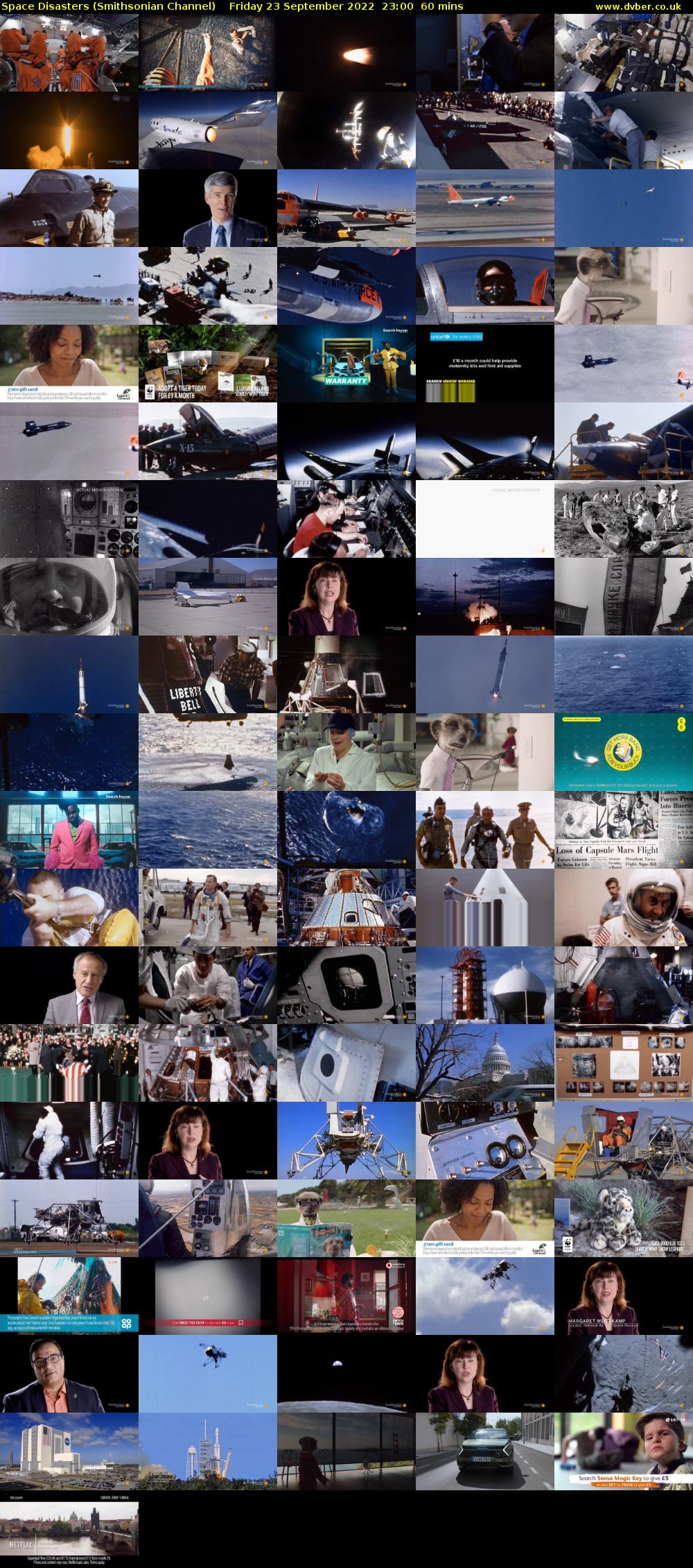 Space Disasters (Smithsonian Channel) Friday 23 September 2022 23:00 - 00:00