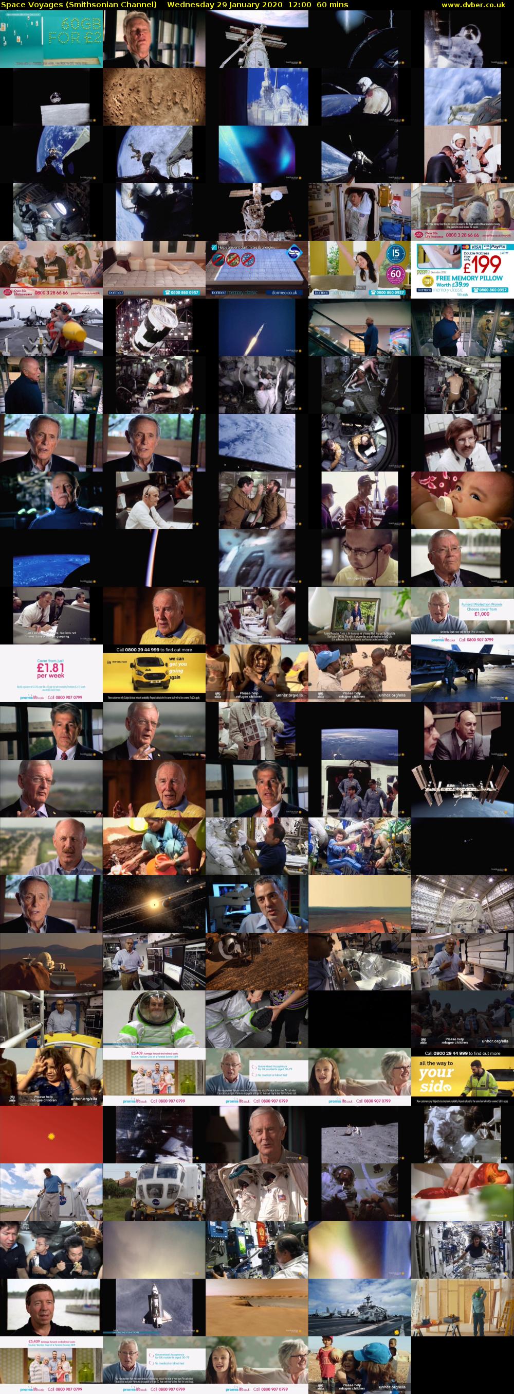 Space Voyages (Smithsonian Channel) Wednesday 29 January 2020 12:00 - 13:00