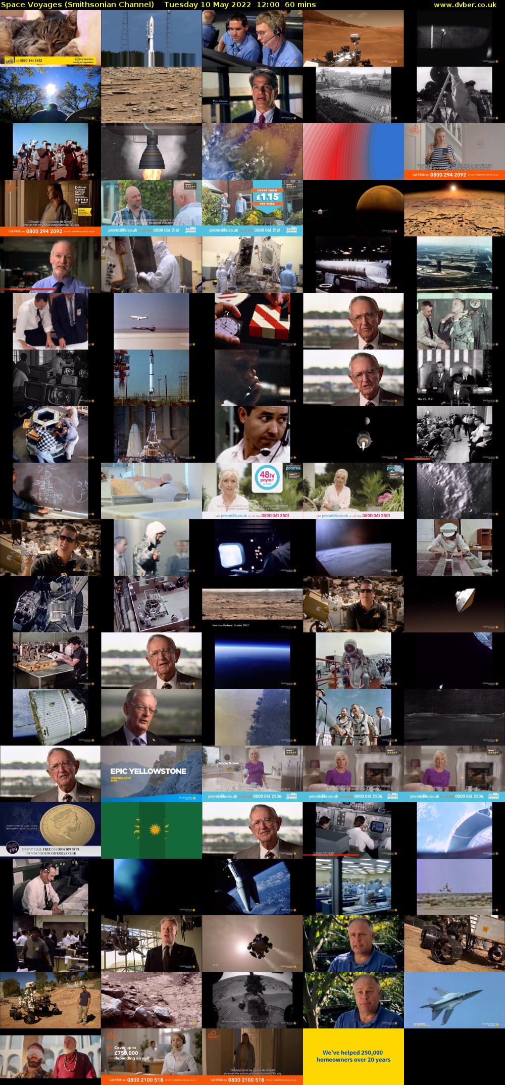 Space Voyages (Smithsonian Channel) Tuesday 10 May 2022 12:00 - 13:00