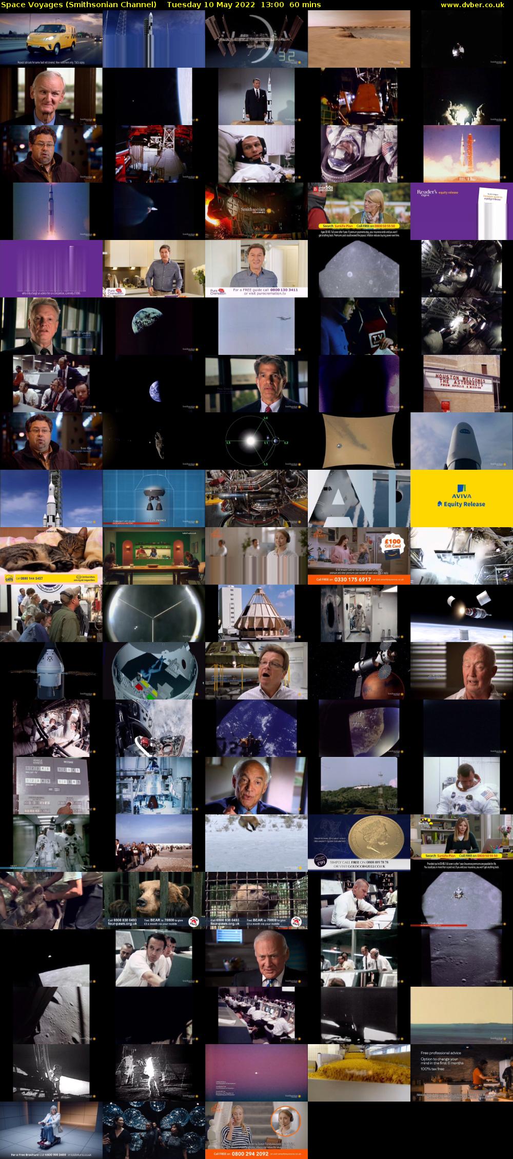 Space Voyages (Smithsonian Channel) Tuesday 10 May 2022 13:00 - 14:00