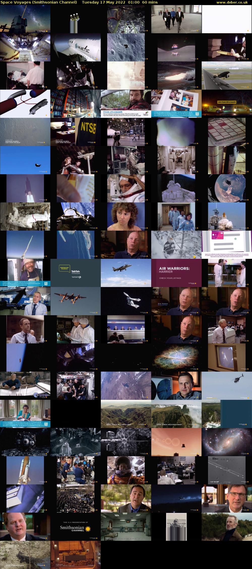 Space Voyages (Smithsonian Channel) Tuesday 17 May 2022 01:00 - 02:00