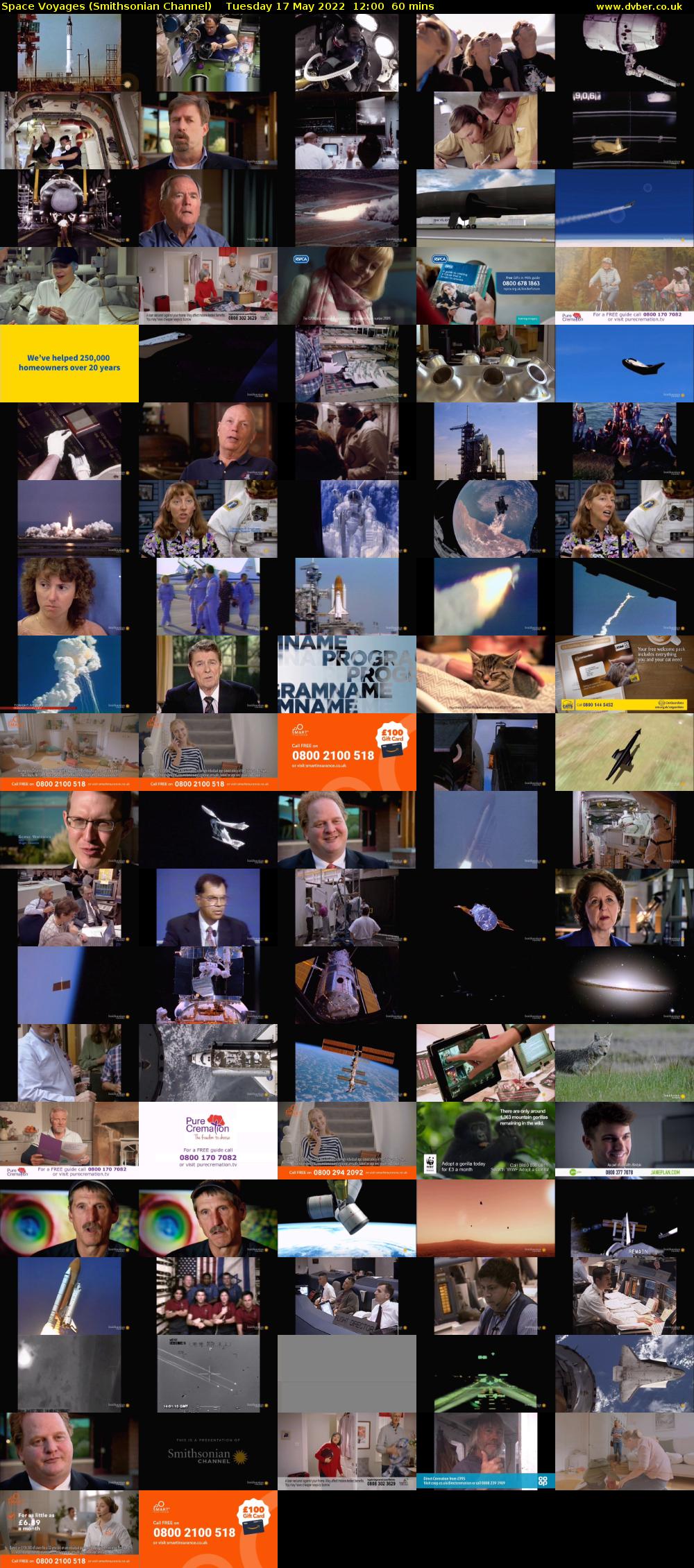 Space Voyages (Smithsonian Channel) Tuesday 17 May 2022 12:00 - 13:00