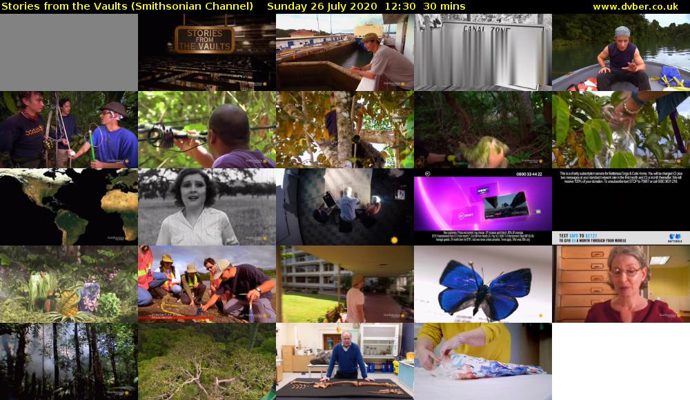 Stories from the Vaults (Smithsonian Channel) Sunday 26 July 2020 12:30 - 13:00