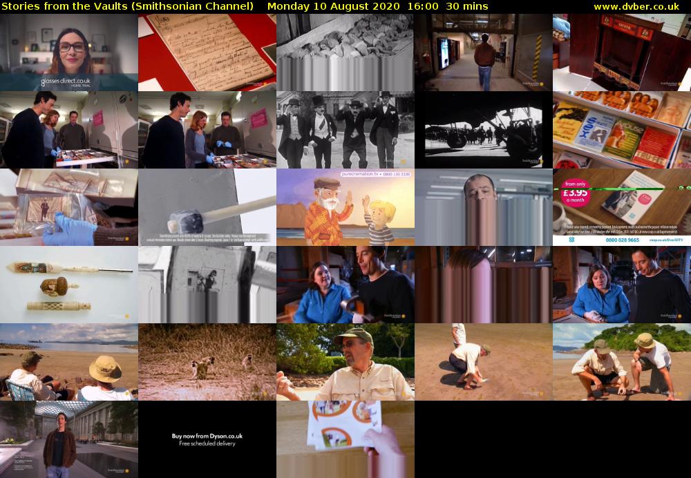 Stories from the Vaults (Smithsonian Channel) Monday 10 August 2020 16:00 - 16:30