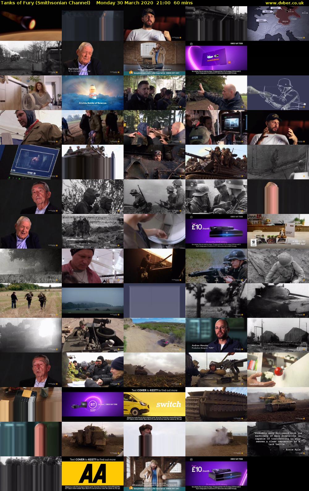 Tanks of Fury (Smithsonian Channel) Monday 30 March 2020 21:00 - 22:00