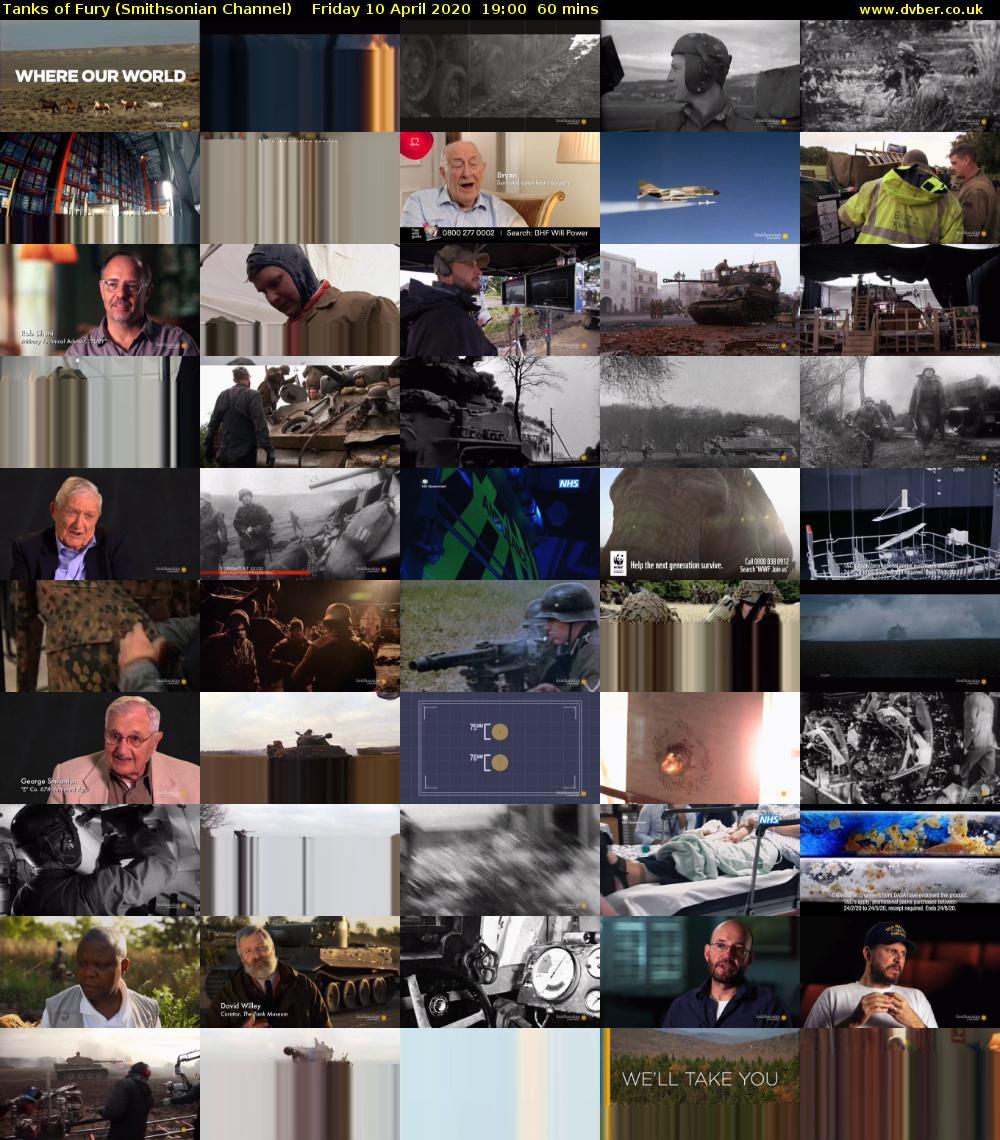 Tanks of Fury (Smithsonian Channel) Friday 10 April 2020 19:00 - 20:00