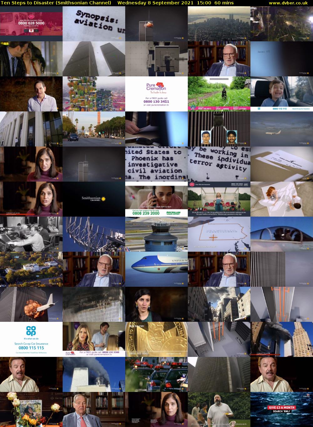Ten Steps to Disaster (Smithsonian Channel) Wednesday 8 September 2021 16:00 - 17:00