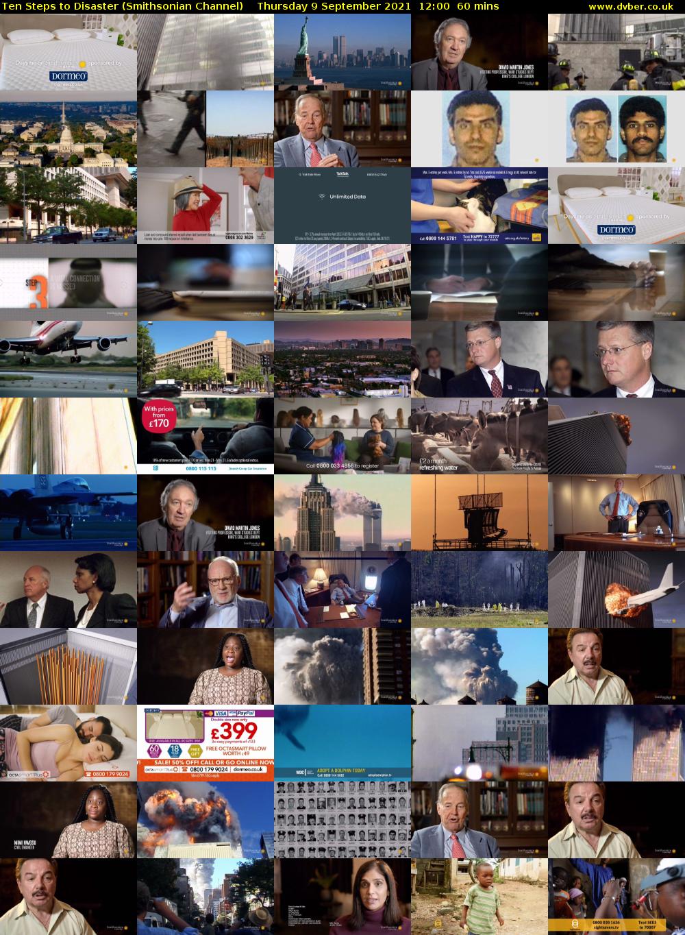 Ten Steps to Disaster (Smithsonian Channel) Thursday 9 September 2021 13:00 - 14:00