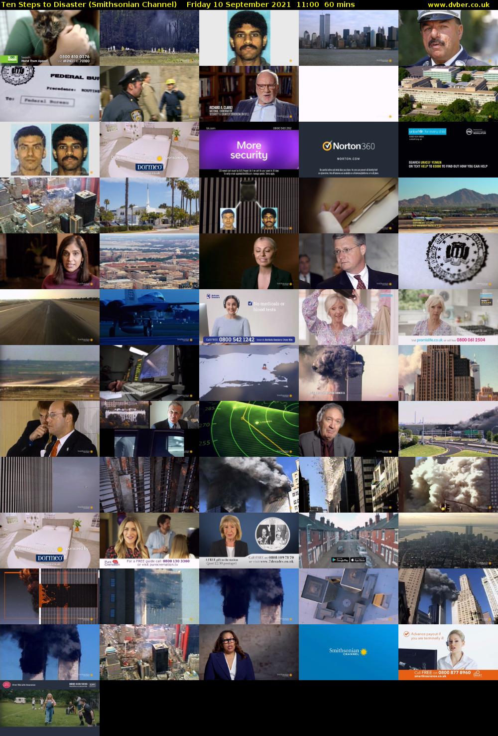 Ten Steps to Disaster (Smithsonian Channel) Friday 10 September 2021 12:00 - 13:00