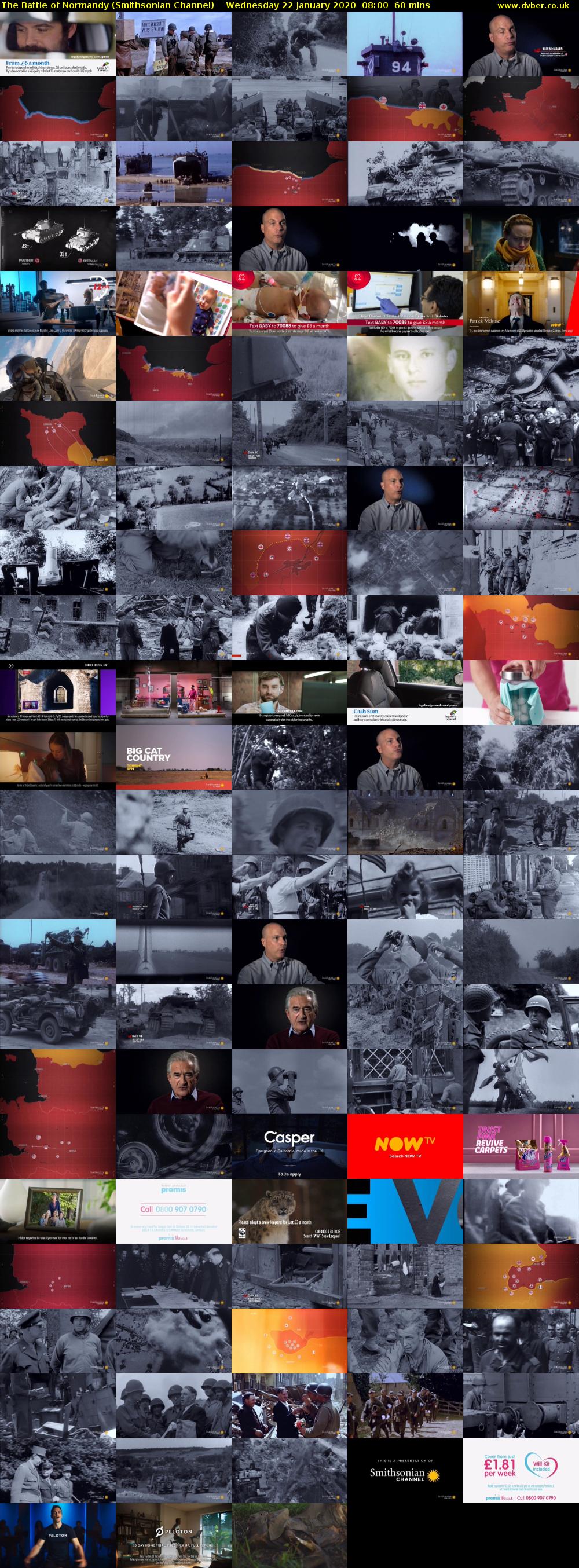 The Battle of Normandy (Smithsonian Channel) Wednesday 22 January 2020 08:00 - 09:00