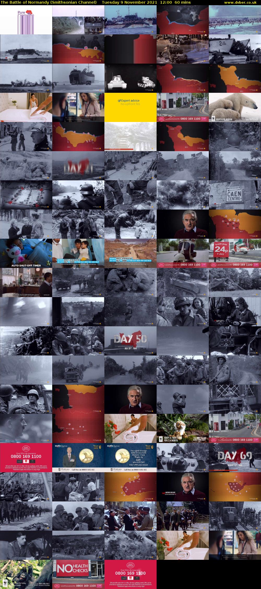 The Battle of Normandy (Smithsonian Channel) Tuesday 9 November 2021 12:00 - 13:00