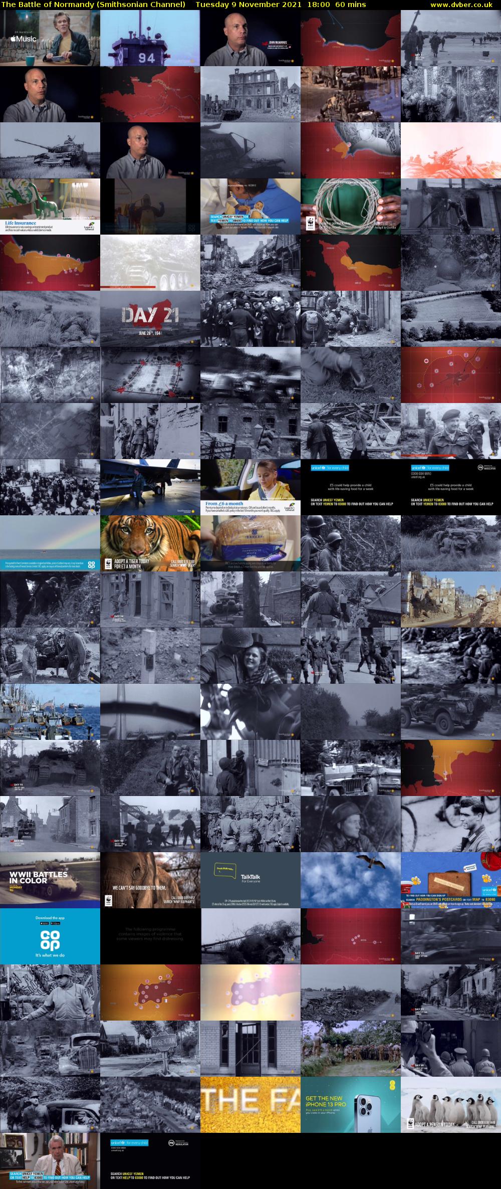 The Battle of Normandy (Smithsonian Channel) Tuesday 9 November 2021 18:00 - 19:00