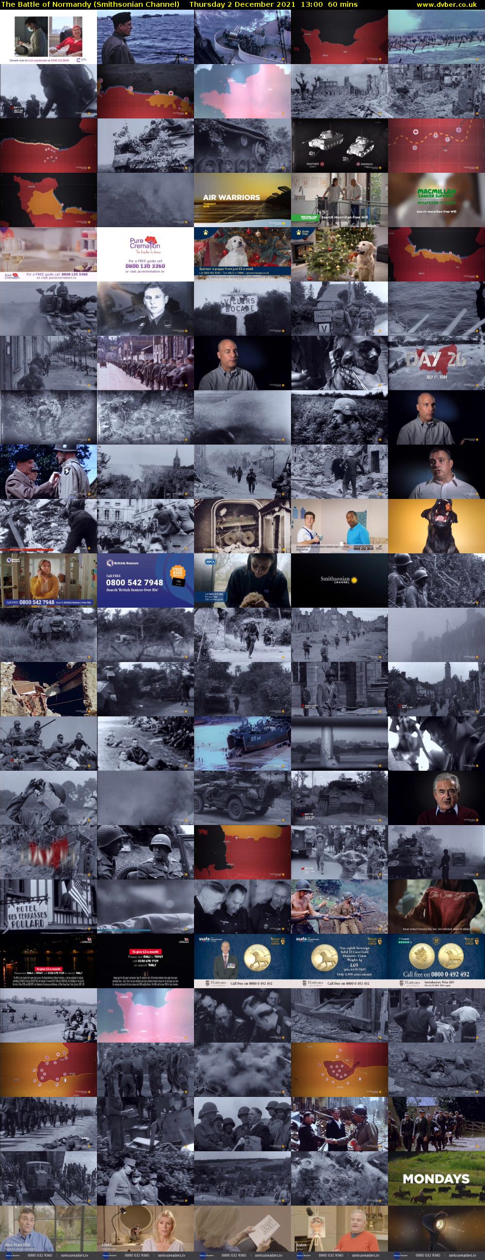 The Battle of Normandy (Smithsonian Channel) Thursday 2 December 2021 13:00 - 14:00