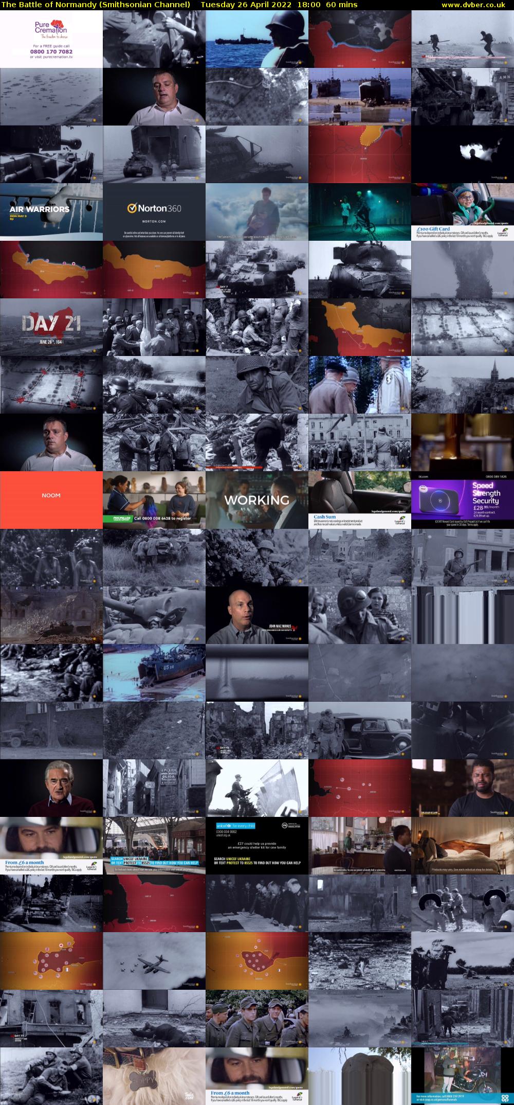 The Battle of Normandy (Smithsonian Channel) Tuesday 26 April 2022 18:00 - 19:00