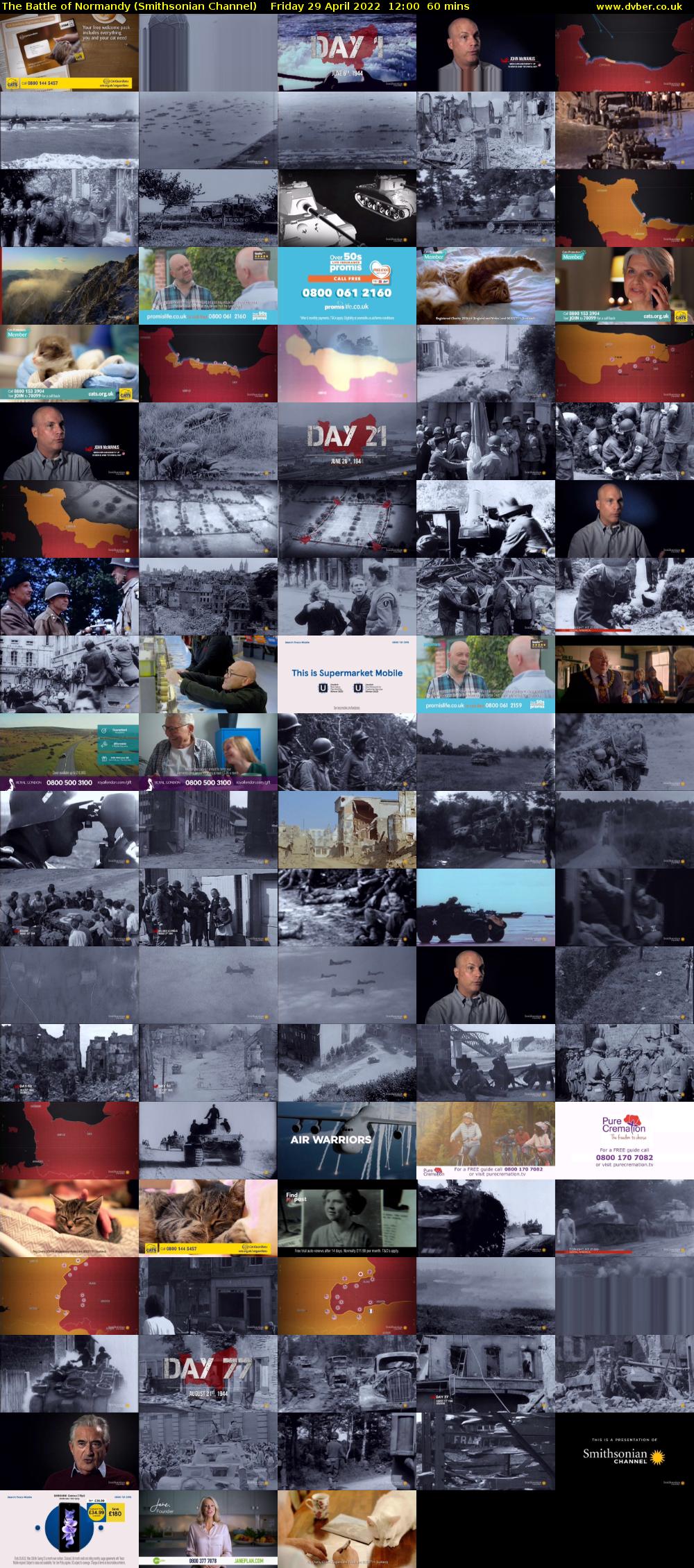 The Battle of Normandy (Smithsonian Channel) Friday 29 April 2022 12:00 - 13:00