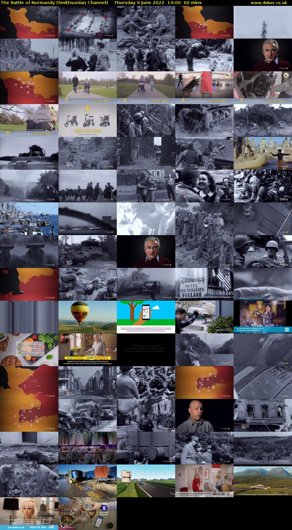 The Battle of Normandy (Smithsonian Channel) Thursday 9 June 2022 14:00 - 15:00
