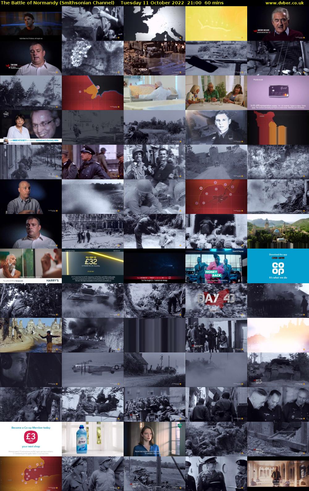 The Battle of Normandy (Smithsonian Channel) Tuesday 11 October 2022 21:00 - 22:00