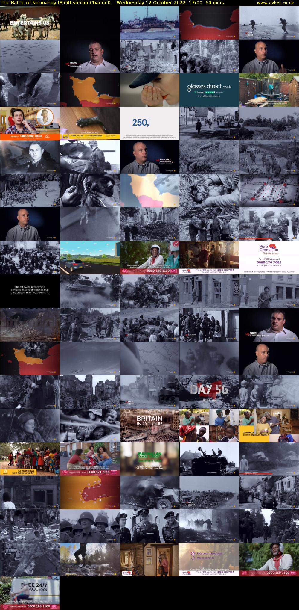 The Battle of Normandy (Smithsonian Channel) Wednesday 12 October 2022 17:00 - 18:00