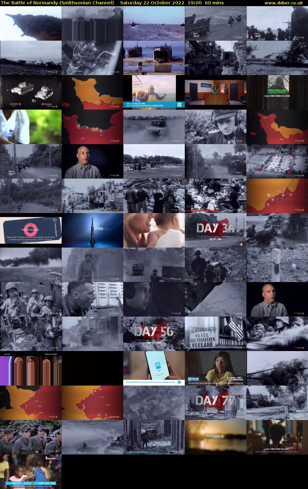 The Battle of Normandy (Smithsonian Channel) Saturday 22 October 2022 19:00 - 20:00
